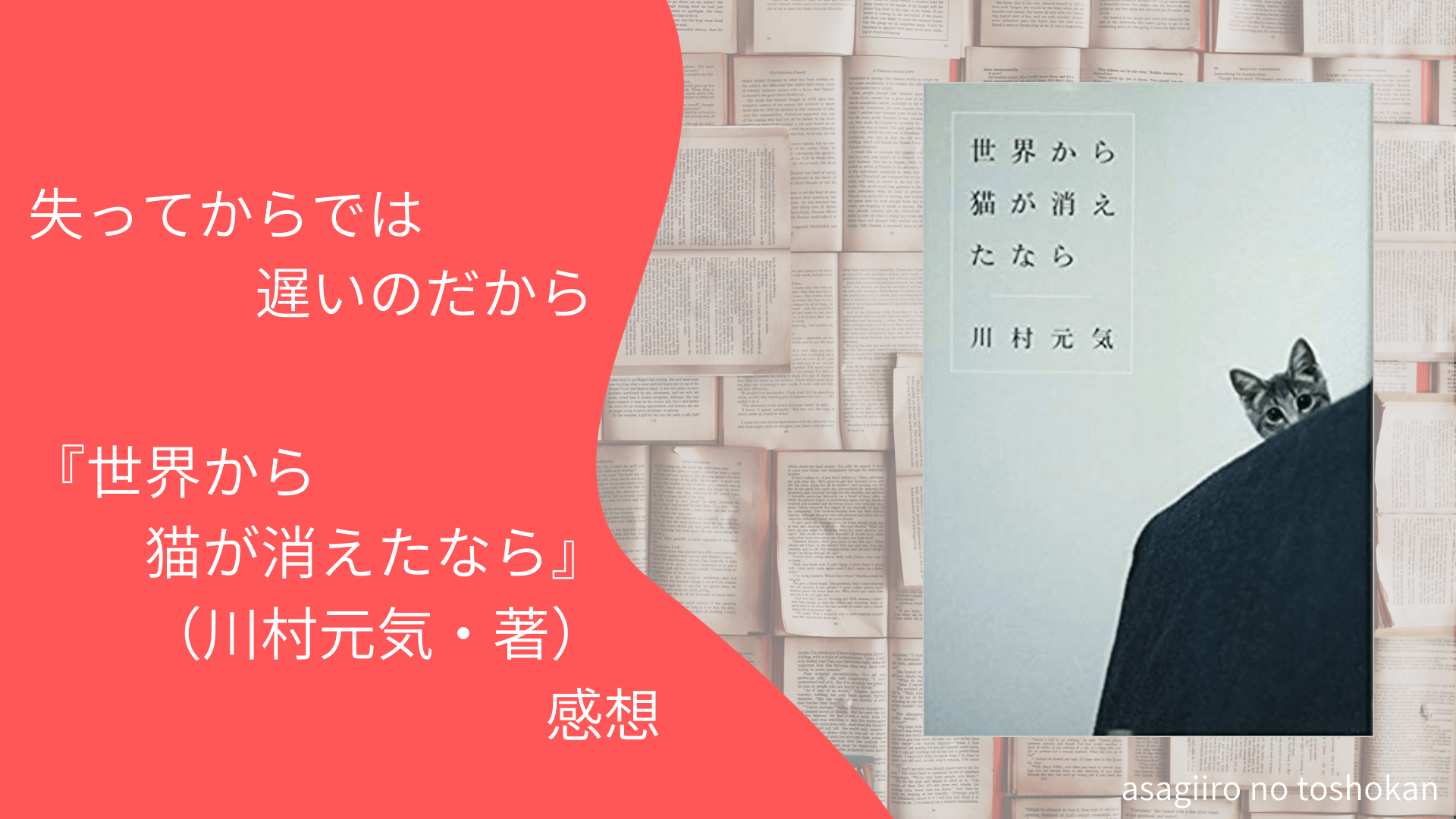 失ってからでは遅いのだからー『世界から猫が消えたなら』（川村元気